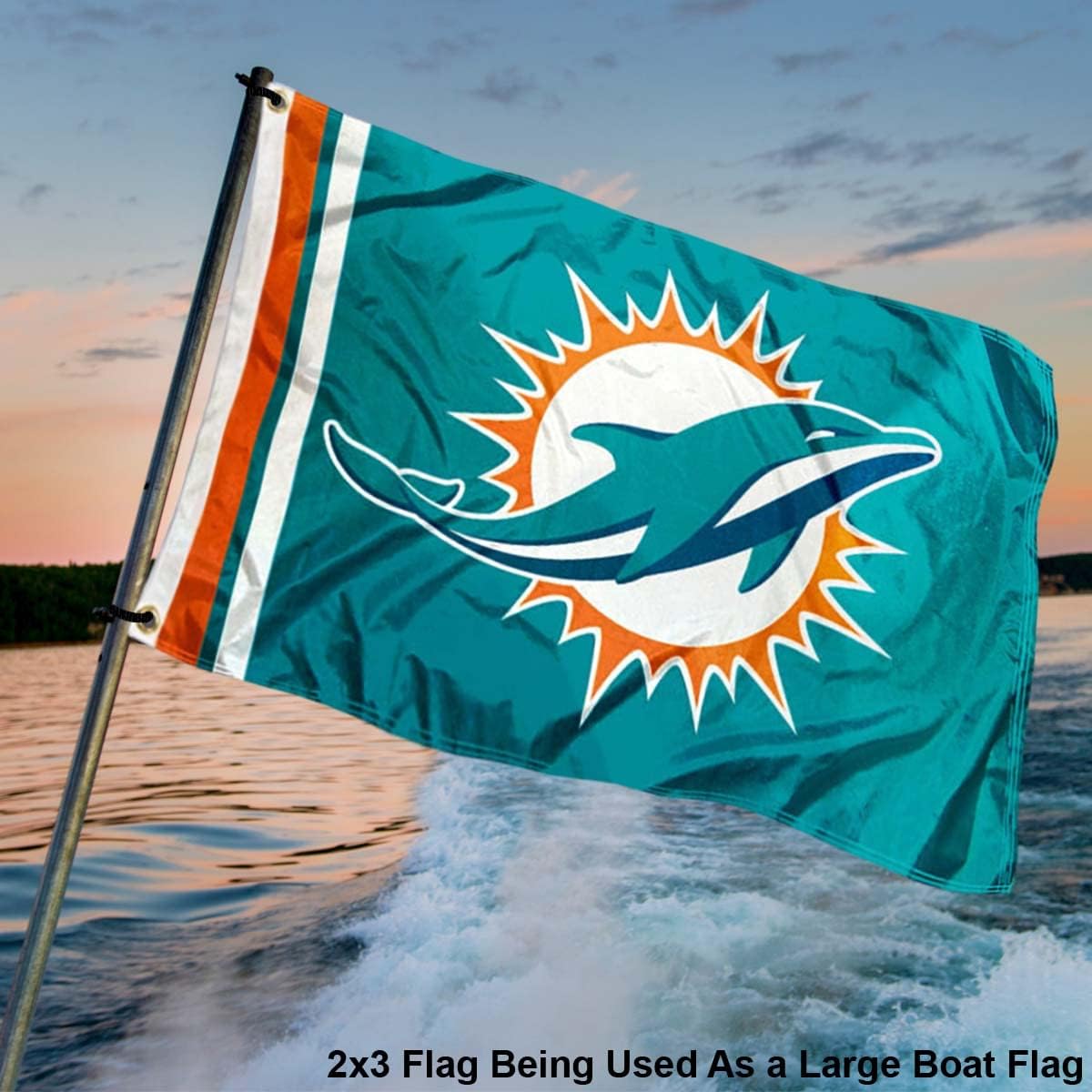 Miami Dolphins 2x3 Feet Flag - Image 4