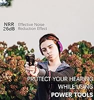 Vista 2 de PROHEAR 016 Orejeras de seguridad de protección auditiva para disparar, NRR 26dB reducción de ruido delgado protector auditivo pasivo