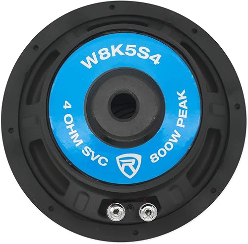 Miniatura 3 de Rockville (4) Subwoofer de audio para automóvil K5 W8K5S4 de 8 pulgadas, paquete de subwoofer Quad de 8 pulgadas, compatible con Ford F150 Super