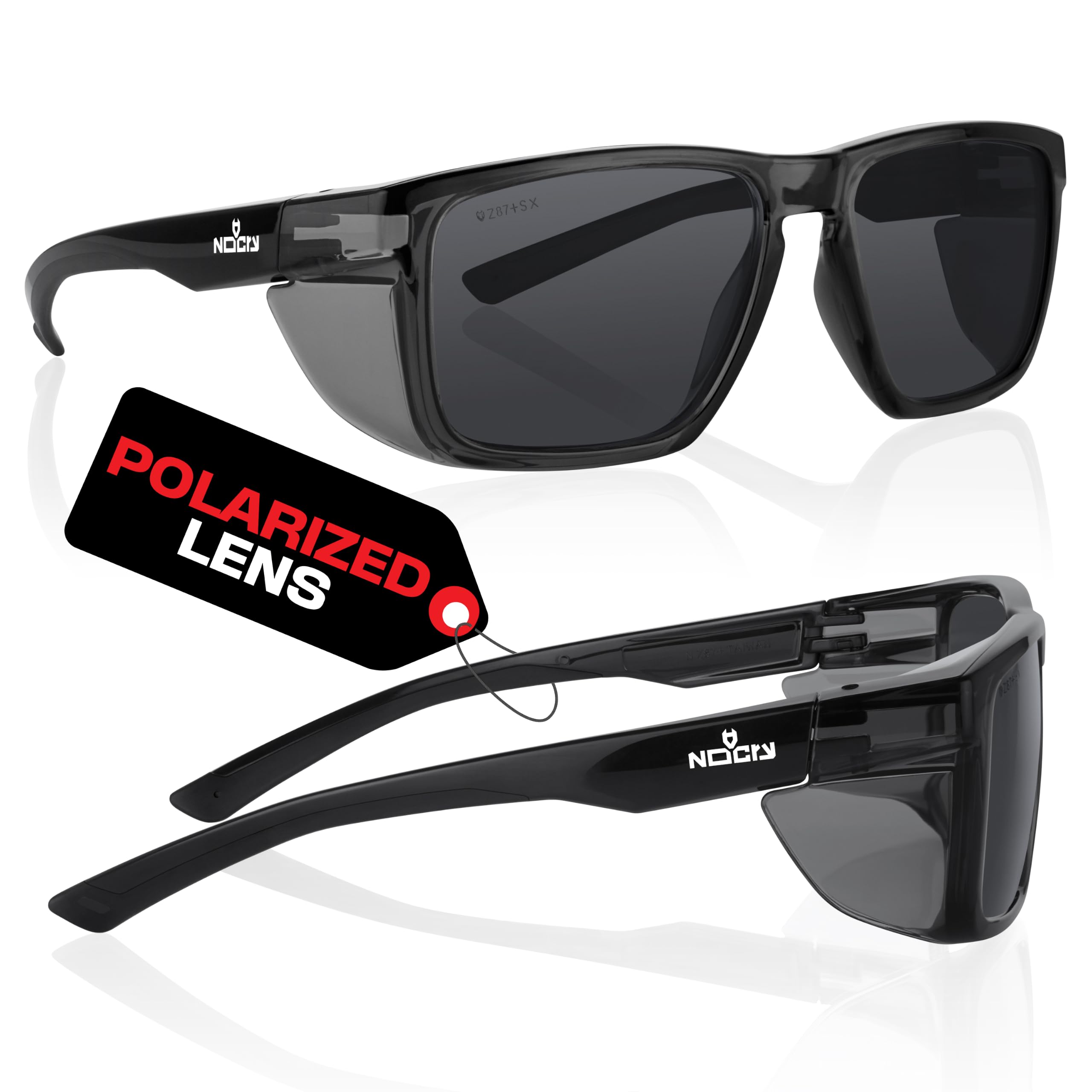 NoCry Clear Safety Glasses - Impact & UV Protection -17
