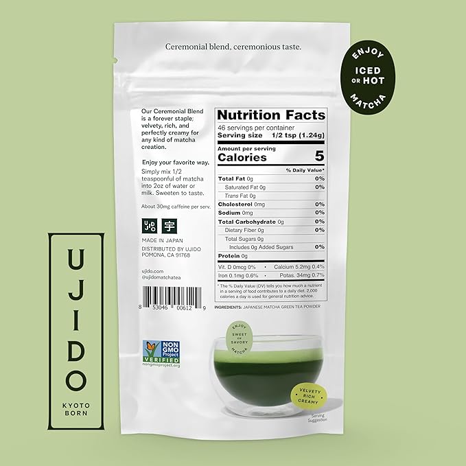 Té Matcha en Polvo Verde Ceremonial 2 oz miniatura 2