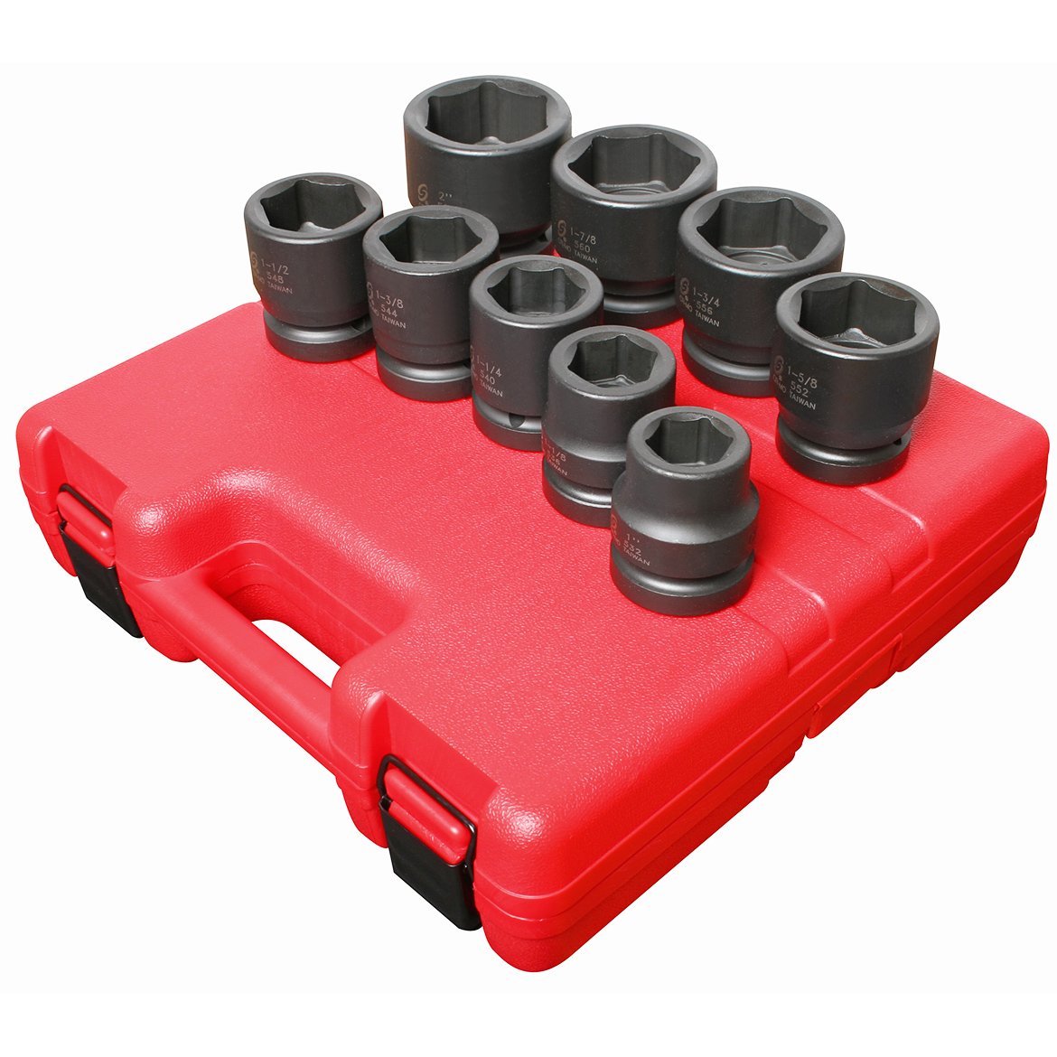 Sunex socket set Impact 1 in. Dr. 9PC Std SAE Jumbo
