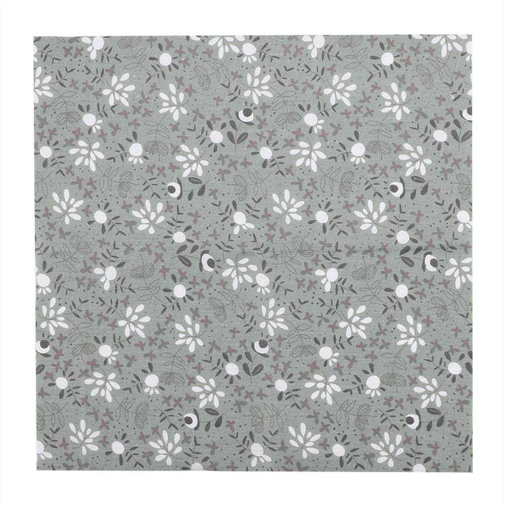 7pcs 25, 25cm Cotton Fabric DIY Square Pre Cut Assorted S Cut Quilt Dormitory Set Grey B Kit Quarters Bundle Quilting Artcraft Series (25 * 25)