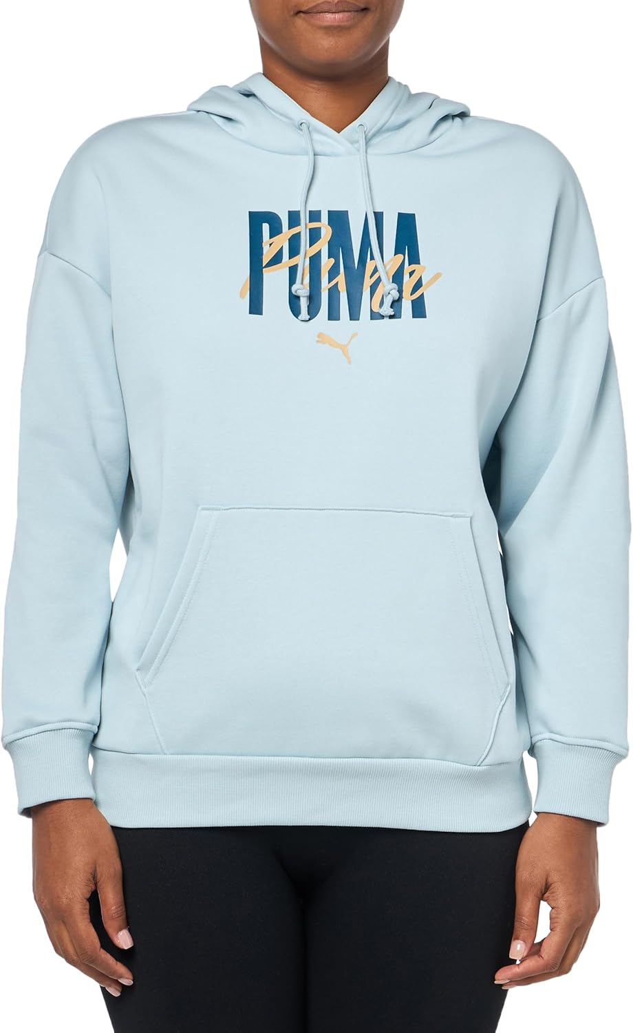 PUMA Womens Live In Long Sleeve Hoodie Casual Outerwear Casual