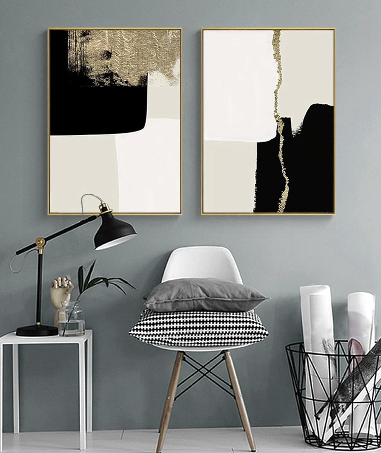 QPLGTU Geometric Abstract Poster Set, Plant Art Decoration Pictures - Image 3