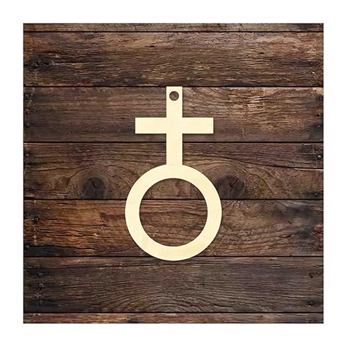 3 Pcs DIY Blank Unfinished Wood Cutouts Ornament, Xmas Tree