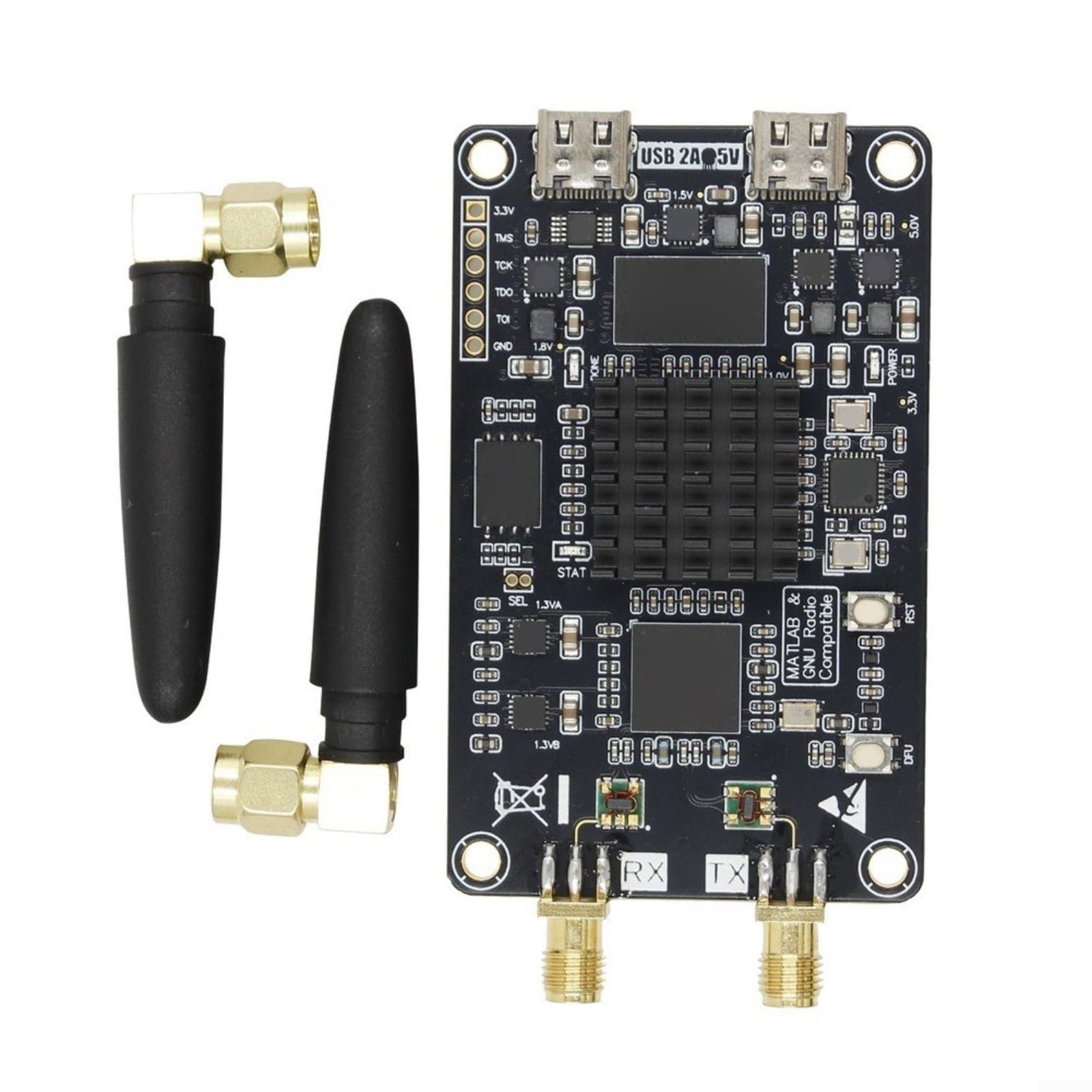 Placa de desarrollo de radio definida por software ZYNQ7010 AD9363, rango de frecuencia de 10 MHz-6 GHz, XC7Z010 FPGA, 512 MB DDR3, USB 3.0, para radioaficionados, ingenieros y estudiantes, carcasa de