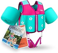 Vista 1 de Kids Pool Floaties 1-2-3-5-7-9 Years Old, Toddler Swim Vest 20-30-50-70 Pounds, Comfortable Extended Wear Kids Float Jacket with Crotch Strap