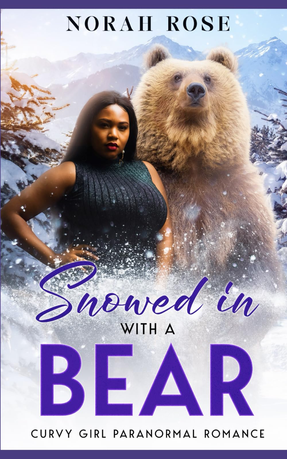 Snowed in with a Bear: Curvy Girl Paranormal Romance (Stranded in Willow Creek)