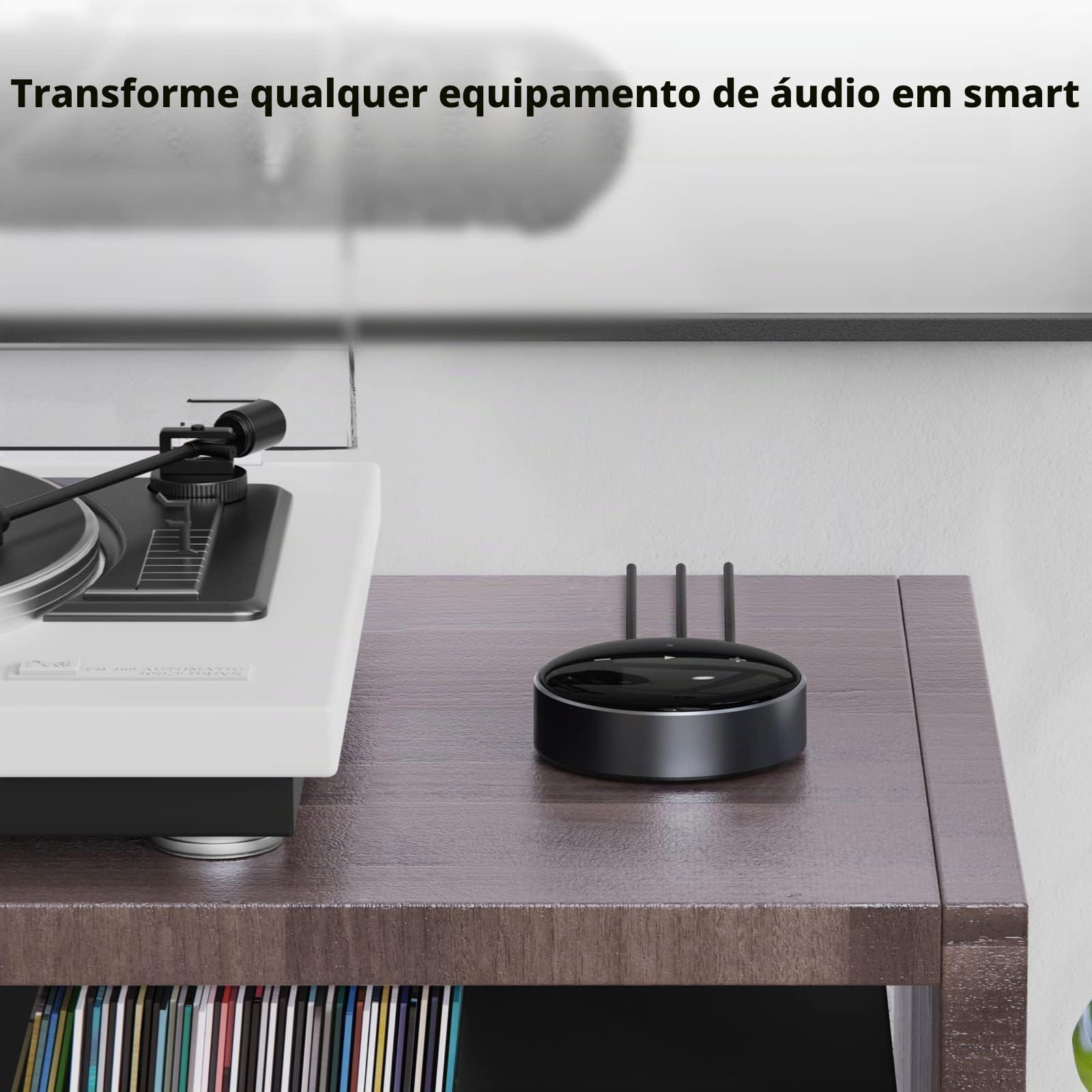 Transmissor de áudio sem fio WiiM Mini AirPlay 2, Estéreo, Pré