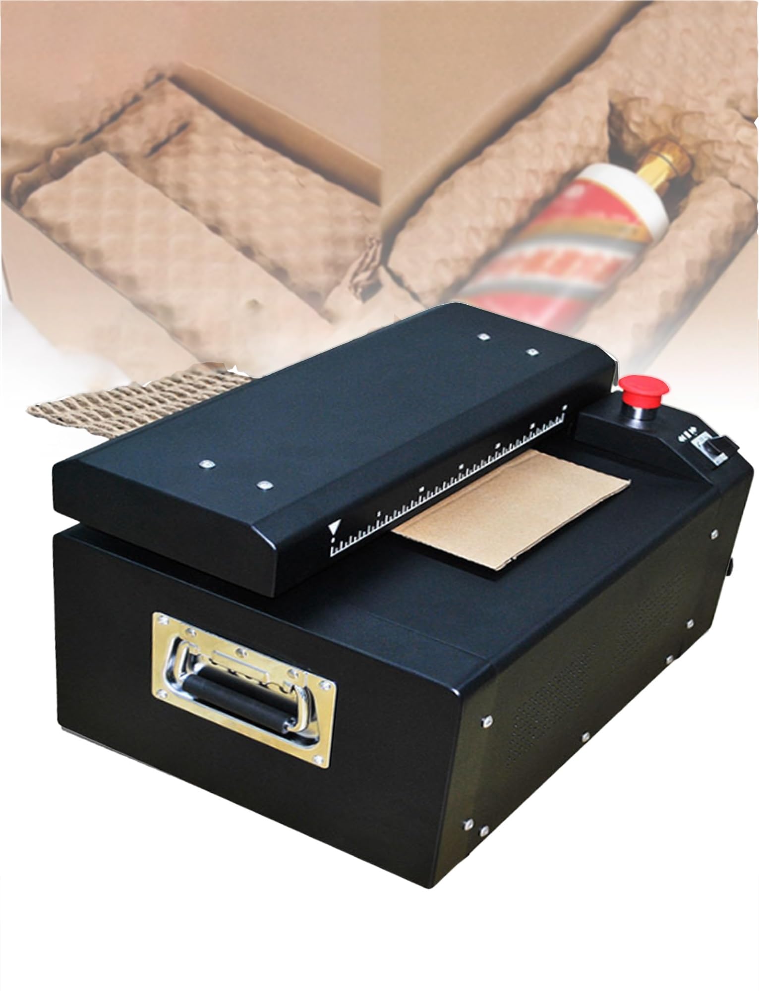 JXYQ Cardboard Shredder Machine for Packaging, Recyclable Cardboard Cutting and Shredding, Efficient Corrugated Board Processing