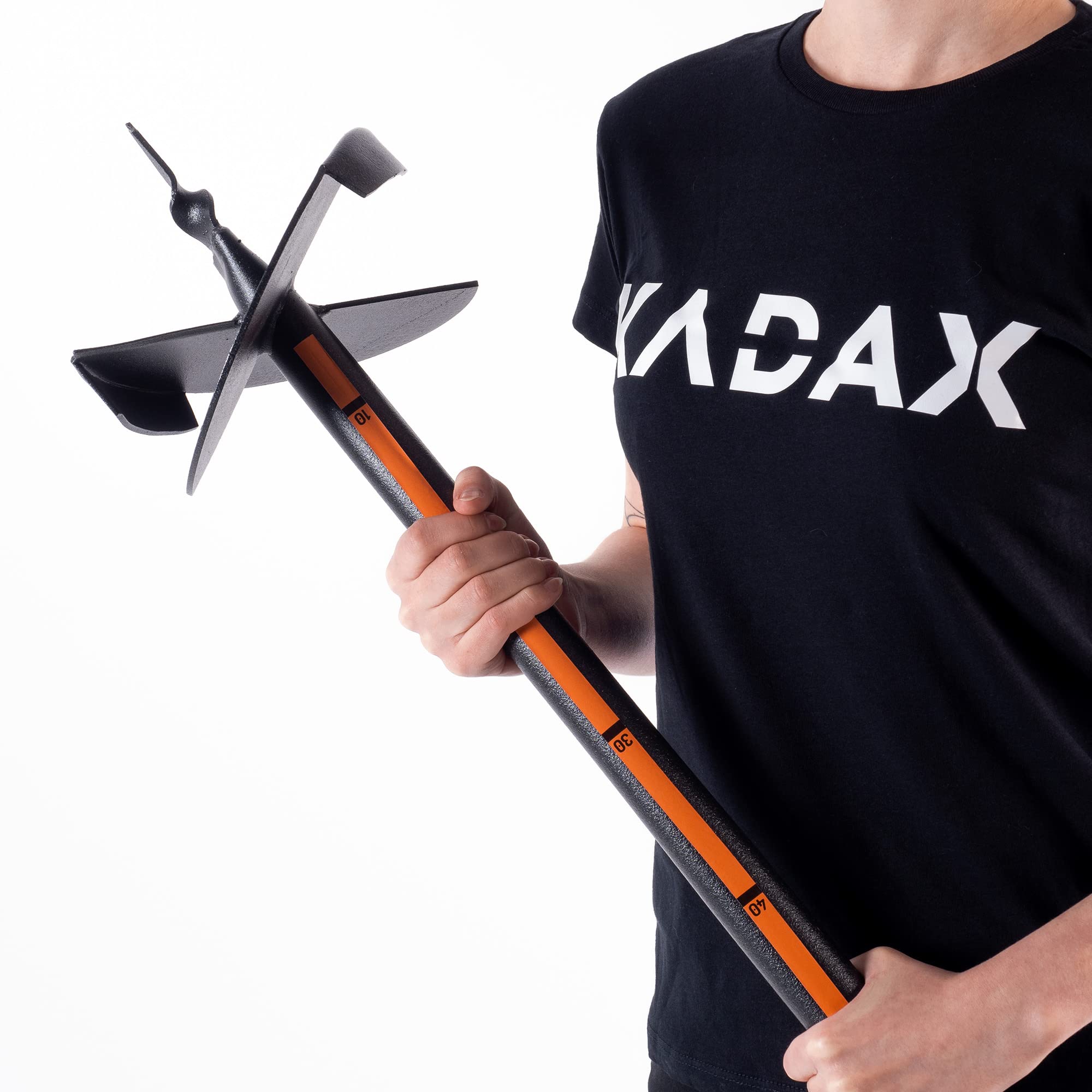 KADAX Foret hélicoïdal pour jardin, foret à bulbe, foret à oignon, foret à poteau, foret à oignon, foret de poteau (200 mm)