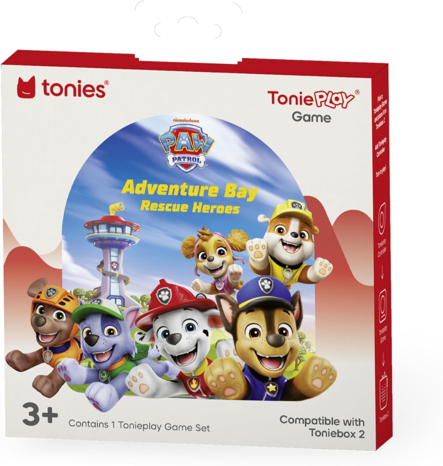 Tonies PAW Patrol: Adventure Bay Rescue Heroes Tonieplay Story Game [Requires Toniebox 2 & Controller]