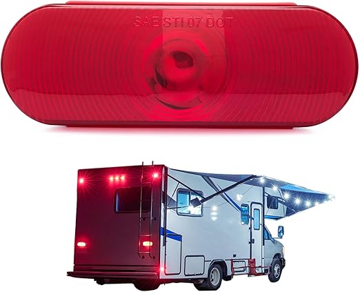 Lumitronics 6 inch Submersible Oval Sealed Stop/Turn/Tail Light