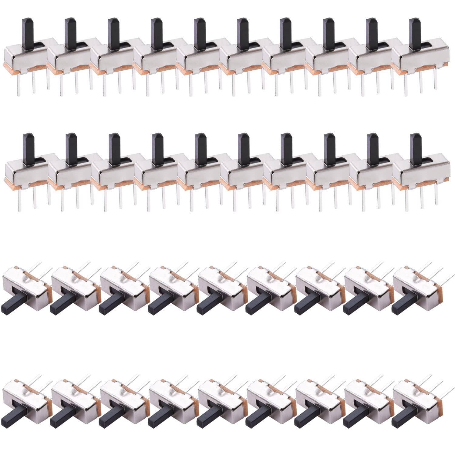 Amazon.co.jp: [NNM] スライドスイッチ 3ピン仕様 （5mmレバー/ピッチ