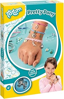 Totum Kit créatif - Pretty Pony - Bracelets breloques cheval, Multicolore A5