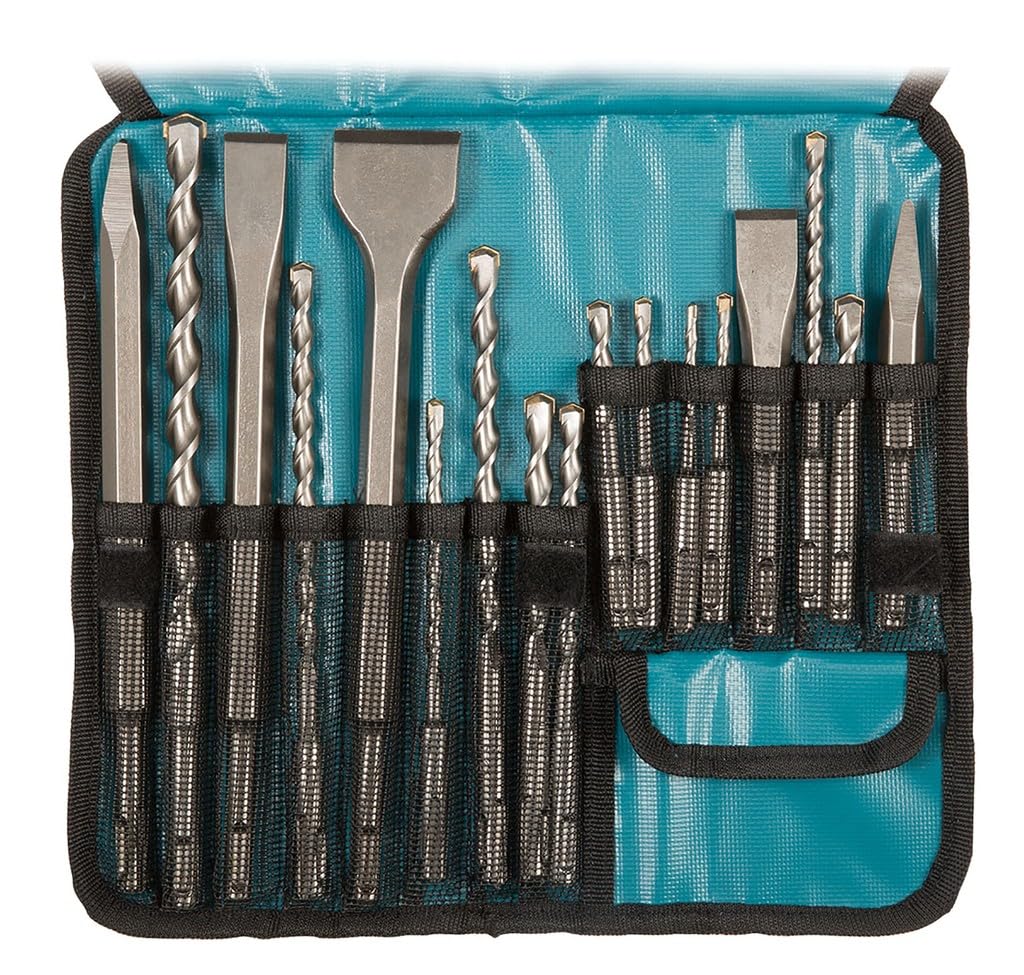 Makita D-53073 SDS Plus zestaw dłut w woreczku (17-częściowy)