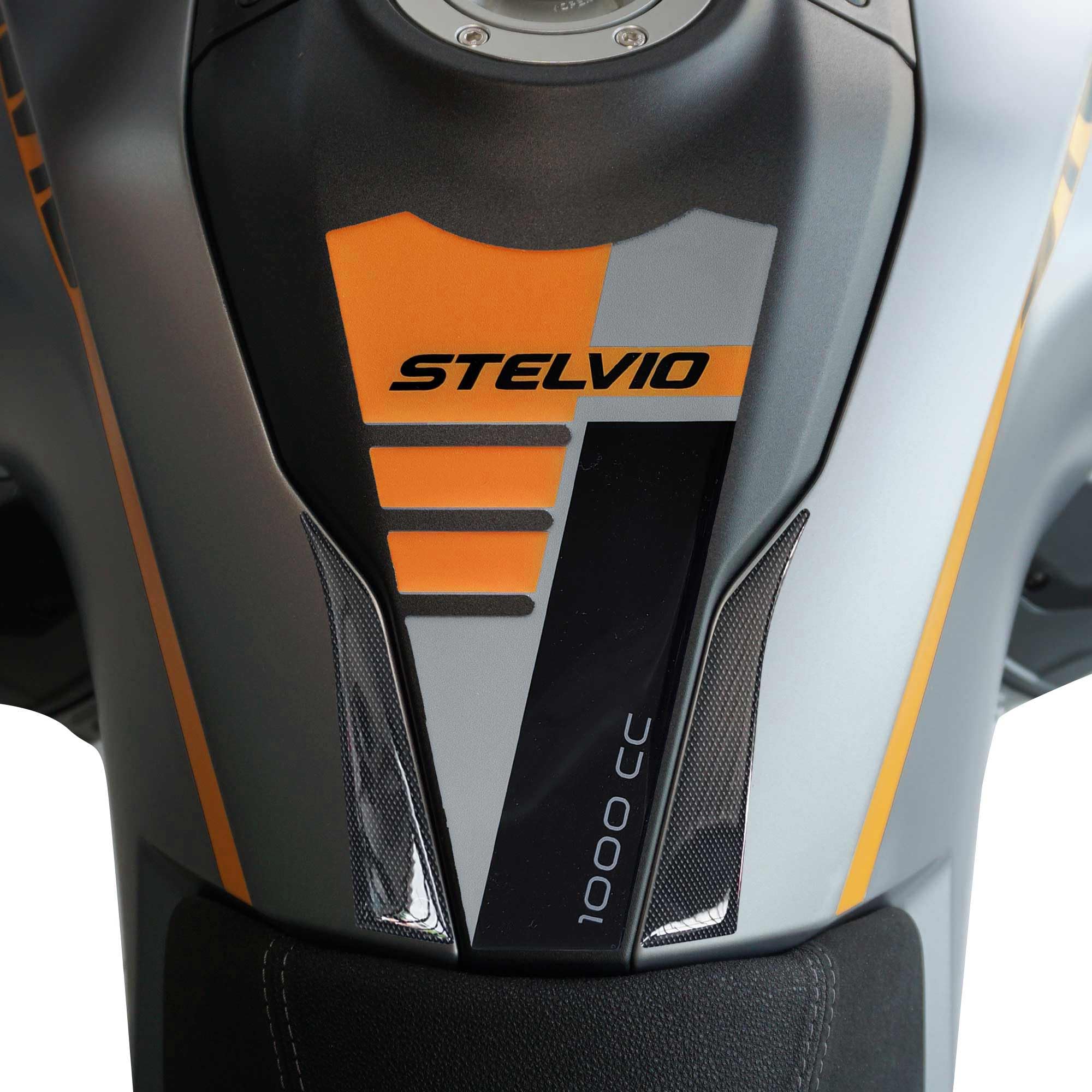 3D Gelharz Aufkleber Für Moto Guzzi Stelvio 2007-2011 - Tankpad Schutz Made In Italy