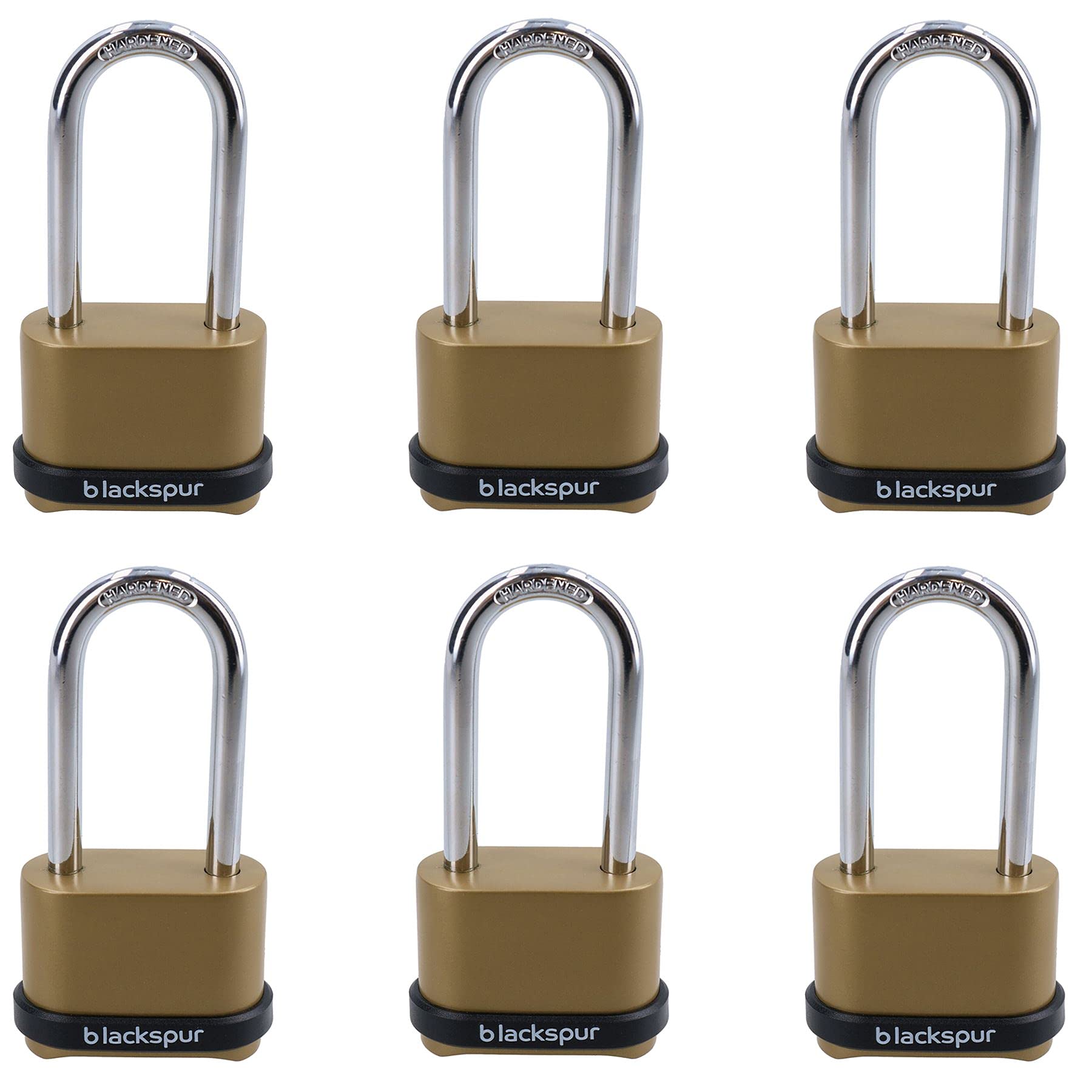 Cadenas à combinaison à 4 chiffres lot de 6 avec anse longue pour casier