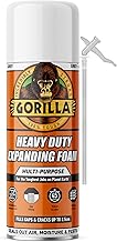 Gorilla Heavy Duty Expanding Foam 353ml - Multi-Purpose, Durable & Seals out Air, Moisture & Pests | No Shrinkage & Maximum Seal | For Indoor & Outdoor* Use