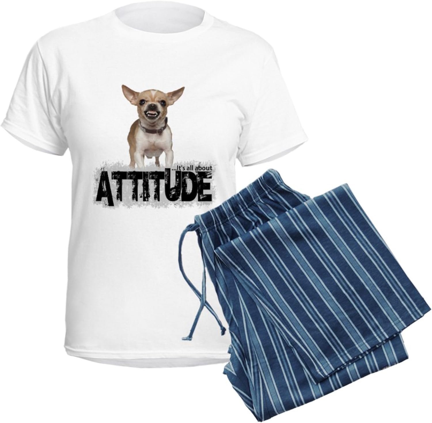 CafePress Pajamas Women's Novelty Cotton Pajama Set, Comfortable PJ Sleepwear