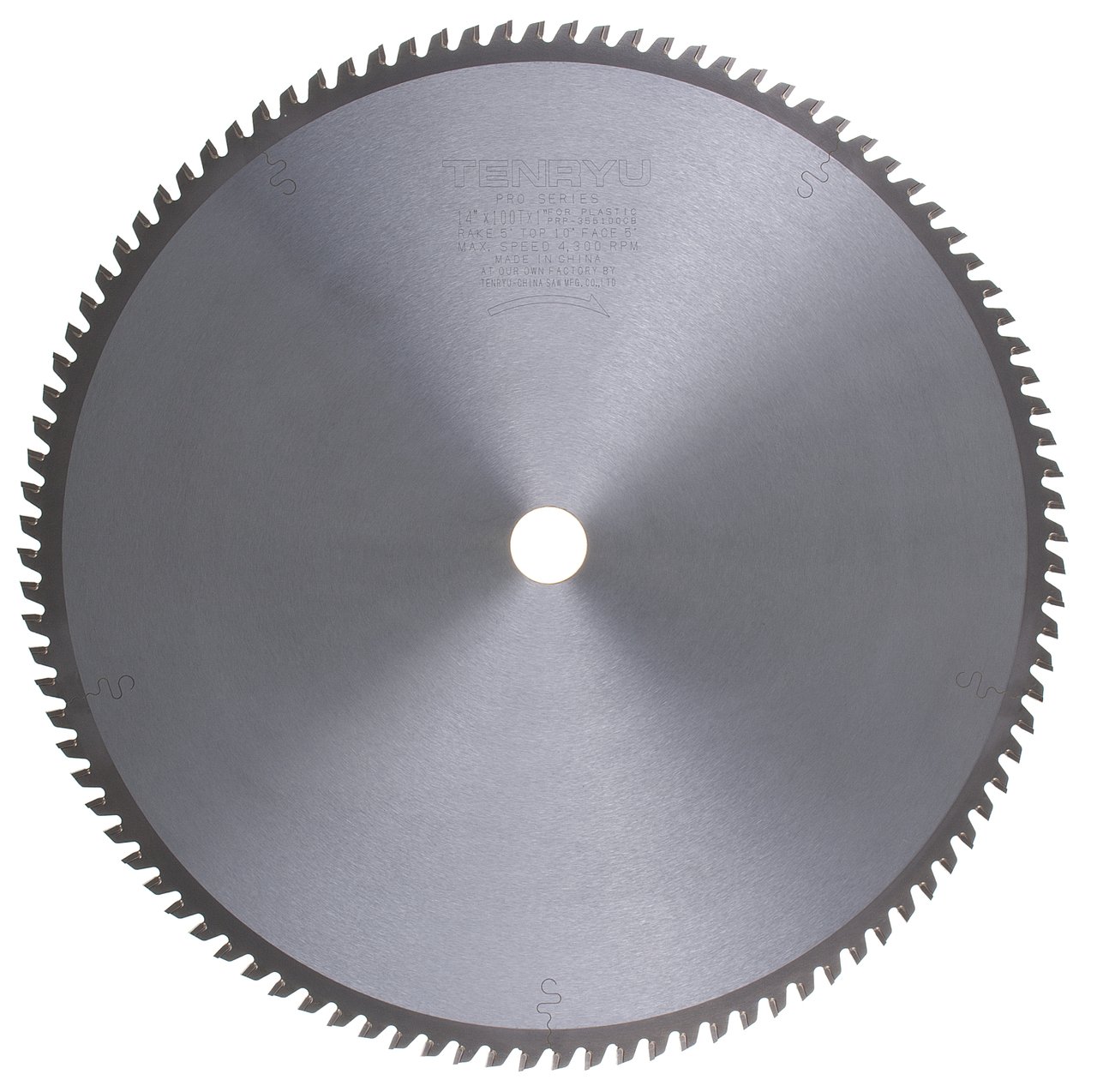 Tenryu PRP355100CB 14" Carbide Tipped Saw Blade ( 100 Tooth ATAF Grind