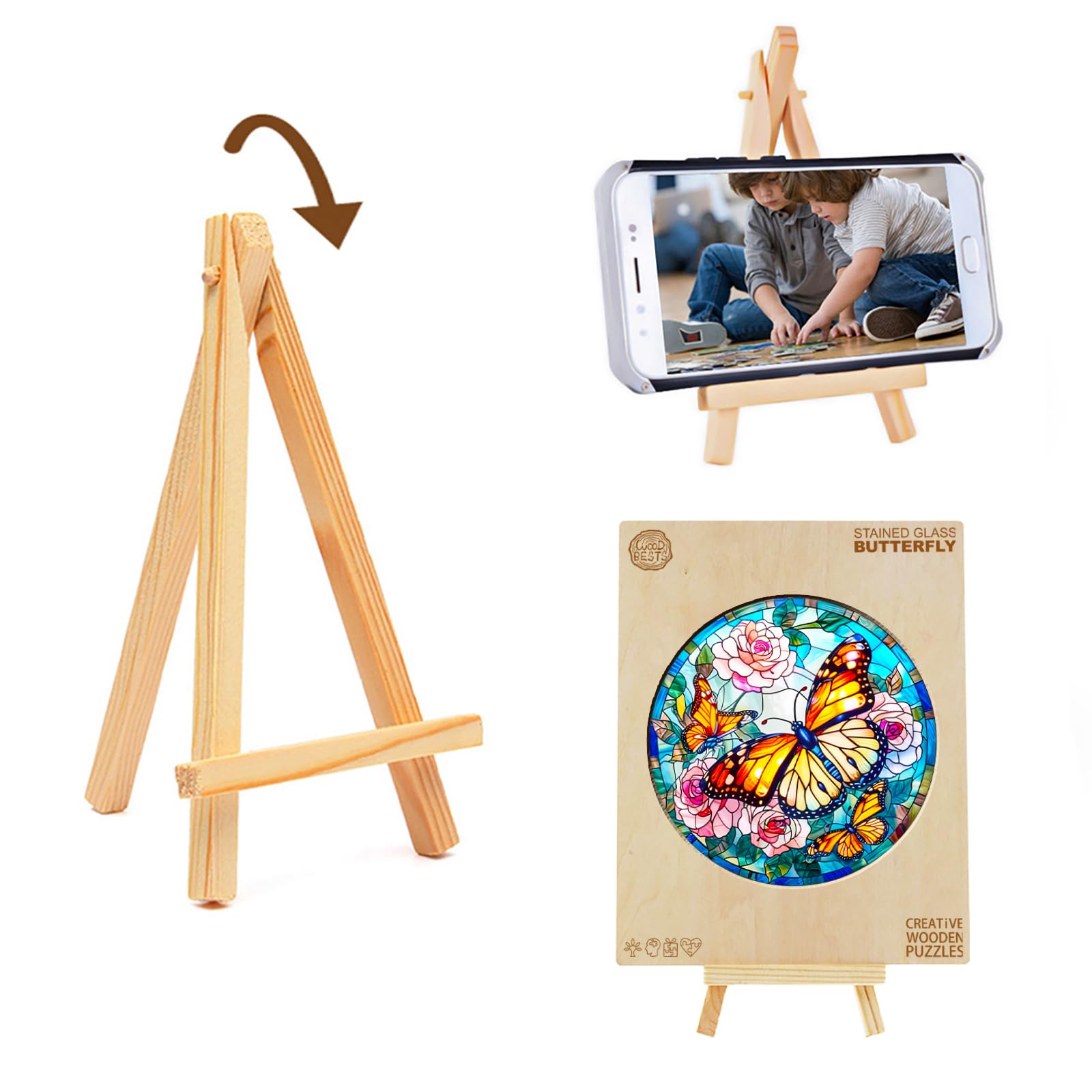 Holzpuzzle Für Erwachsene – Gemächlicher Frosch Design, In Holzbox, Als Geschenk Oder Deko