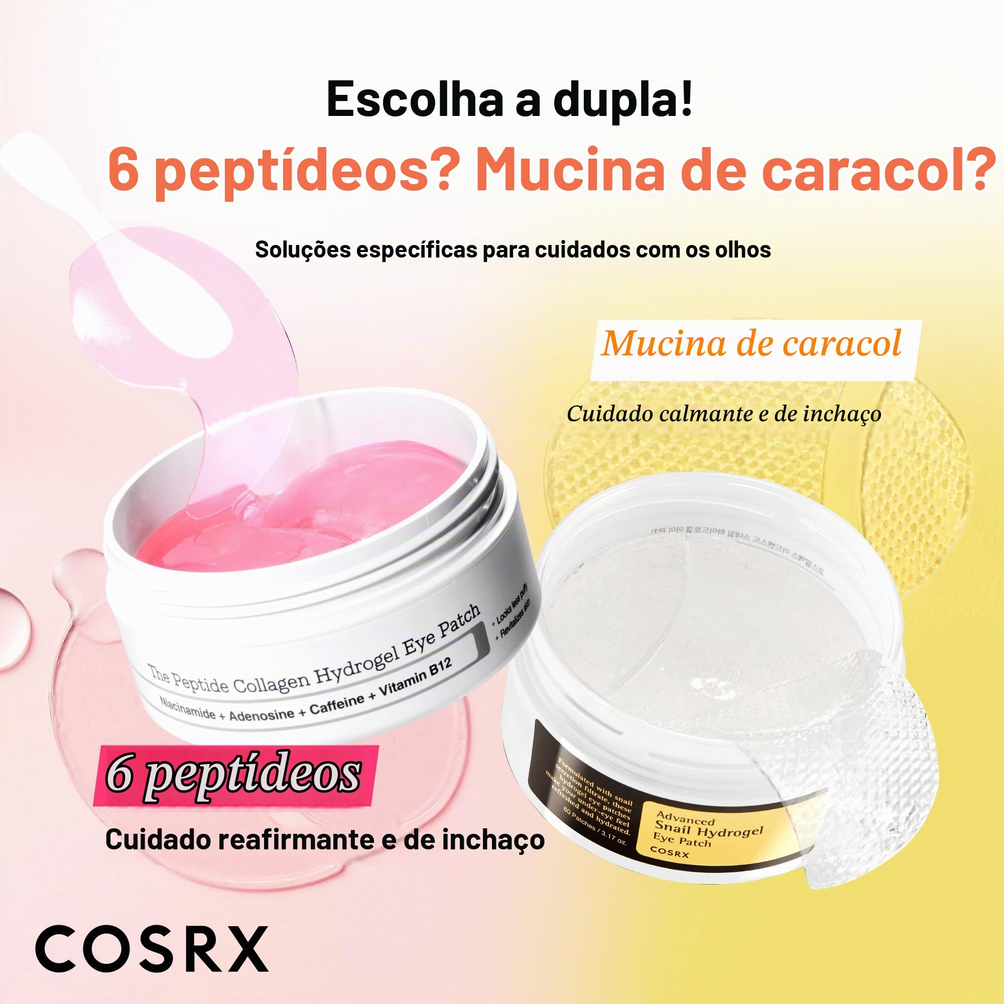 COSRX Creme Peptídeo De Mucina De Caracol Para A Área Dos Olhos, 0