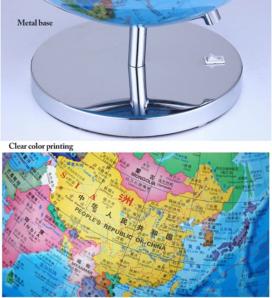 9-calowy edukacyjny z lampką nocną LED Constellation Ar Globe z...