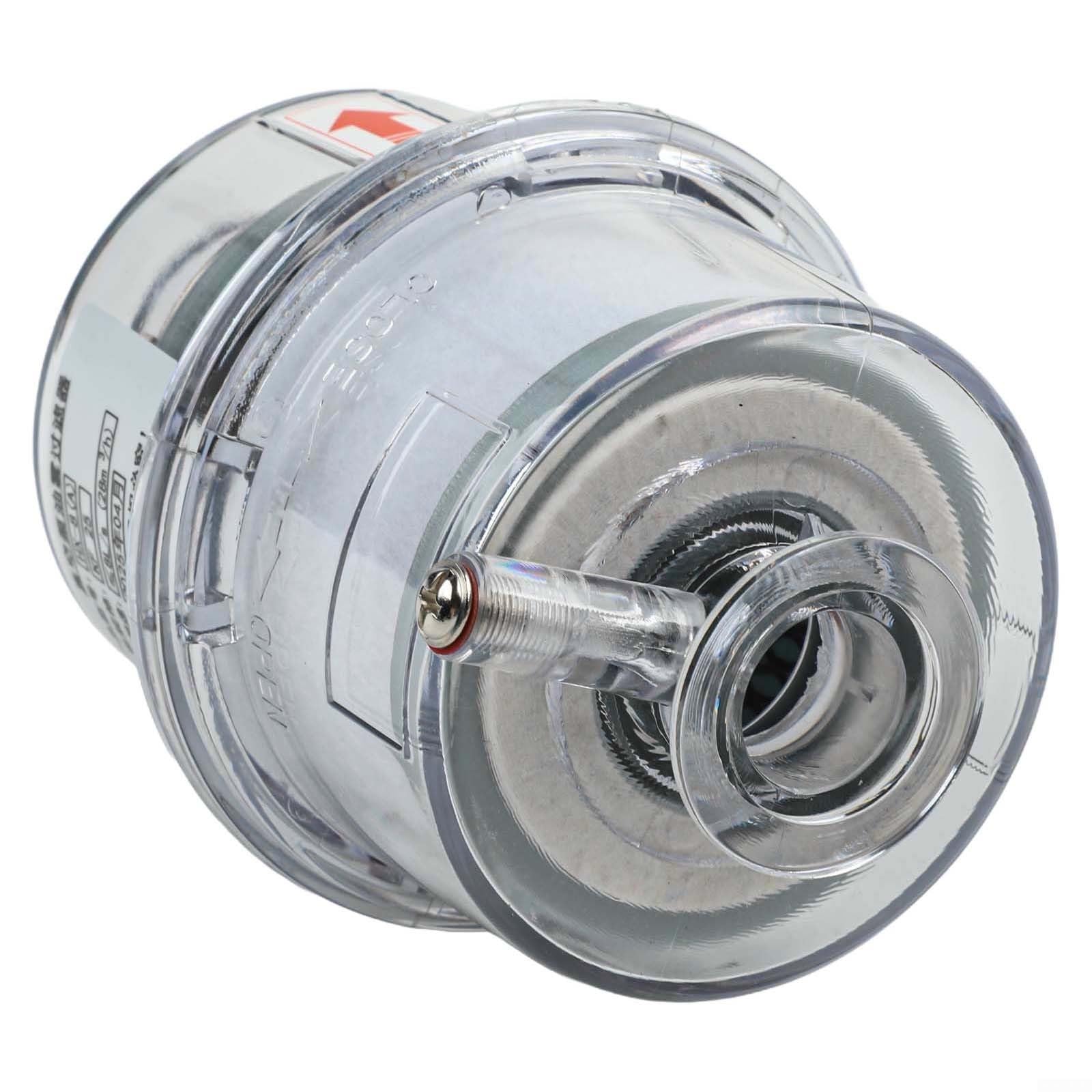 Separador de niebla de aceite eficiente para bombas de vacío, KF25/KF40, carcasa transparente para control de estado, resistencia a altas temperaturas, ideal para la industria y la investigación