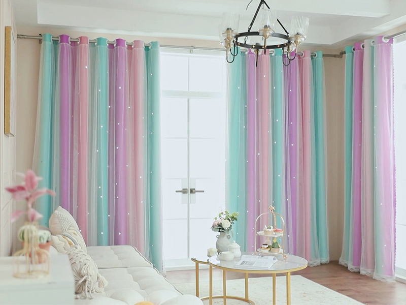 Amazon.com: XiDi Curtains for Girls Bedroom Decor, Rainbow