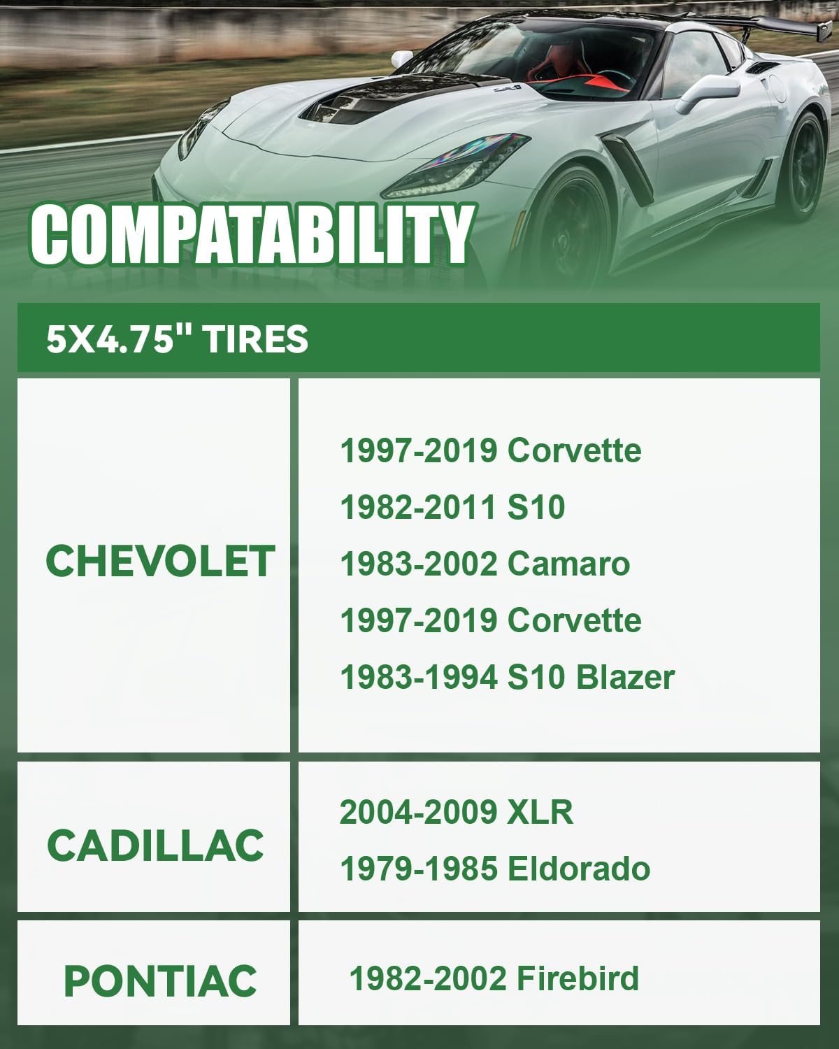 5x4.5 to 5x4.75 Wheel Adapters, 1inch 5x114.3mm to 5x120.65mm Wheel Adapter 73mm Hub Bore with 1/2-20 Thread Pitch - Image 3