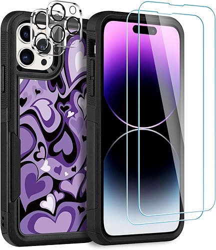 Miniatura 89 de Diseñada para iPhone 12/12 Pro, funda protectora delgada y ligera, de 6.1 pulgadas, para mujeres y niñas, bonito patrón de leopardo y guepardo