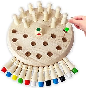 Alzheimers Activities for Seniors - Memory Training Products for Dementia Elderly Wooden Gifts for Adults Patients with Dementia