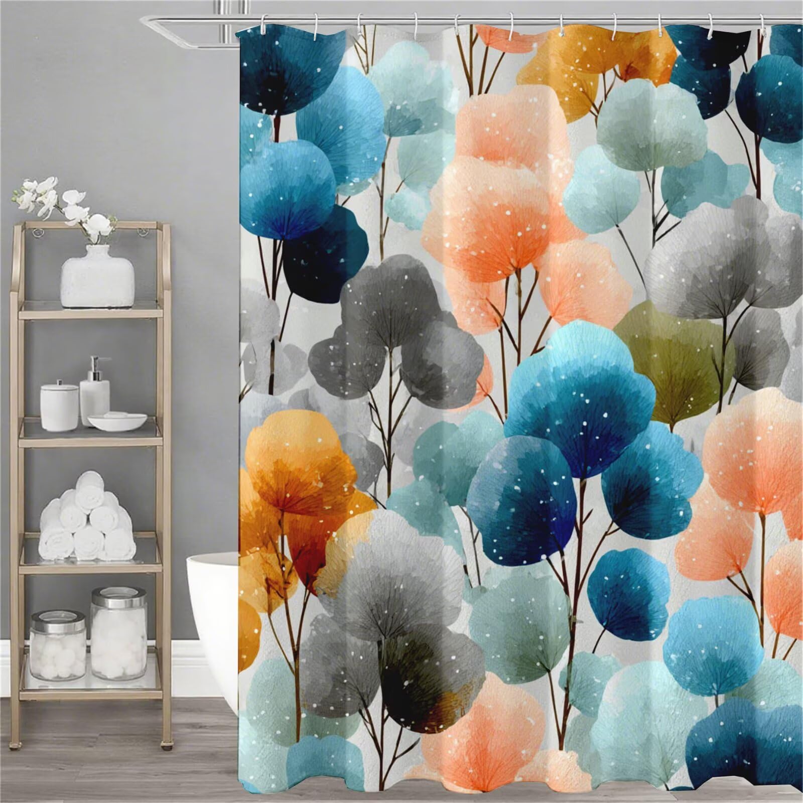 Rideaus baignoire pour decoration salle d'eau moderne et élégante 150x180cm