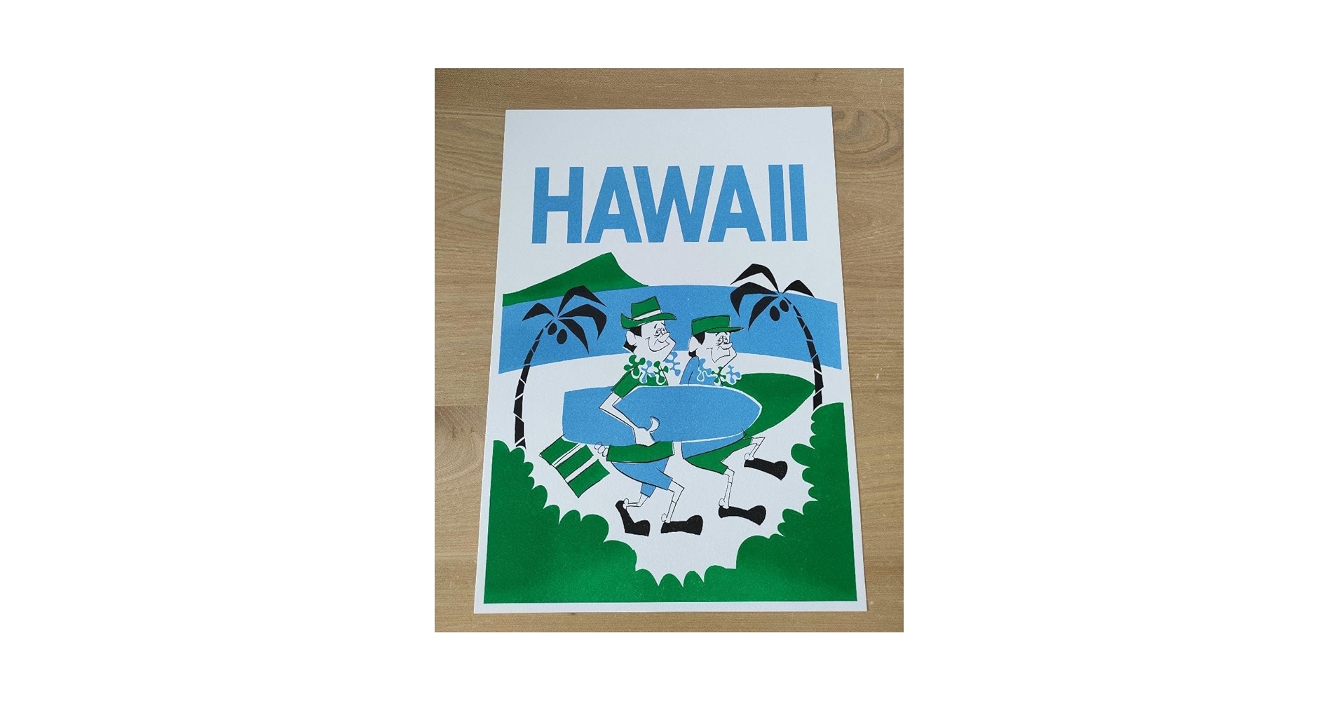 Amazon.co.jp: 花井祐介 アートプリント「HAWAII」 ポスター