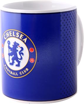 Chelsea FC Official Fade Crest Design Ceramic Mug One Size Blue