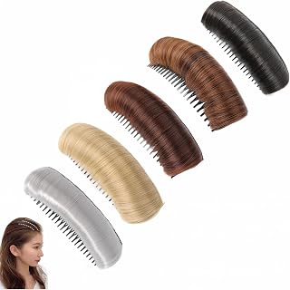 Invisible Fluffy Hair Pad, Lightweight Comfortable Thickening Hairpin Hair Pad, Fluffy Natural Hair Bumps for Volume Insert, For Women Daily Use (5PC)