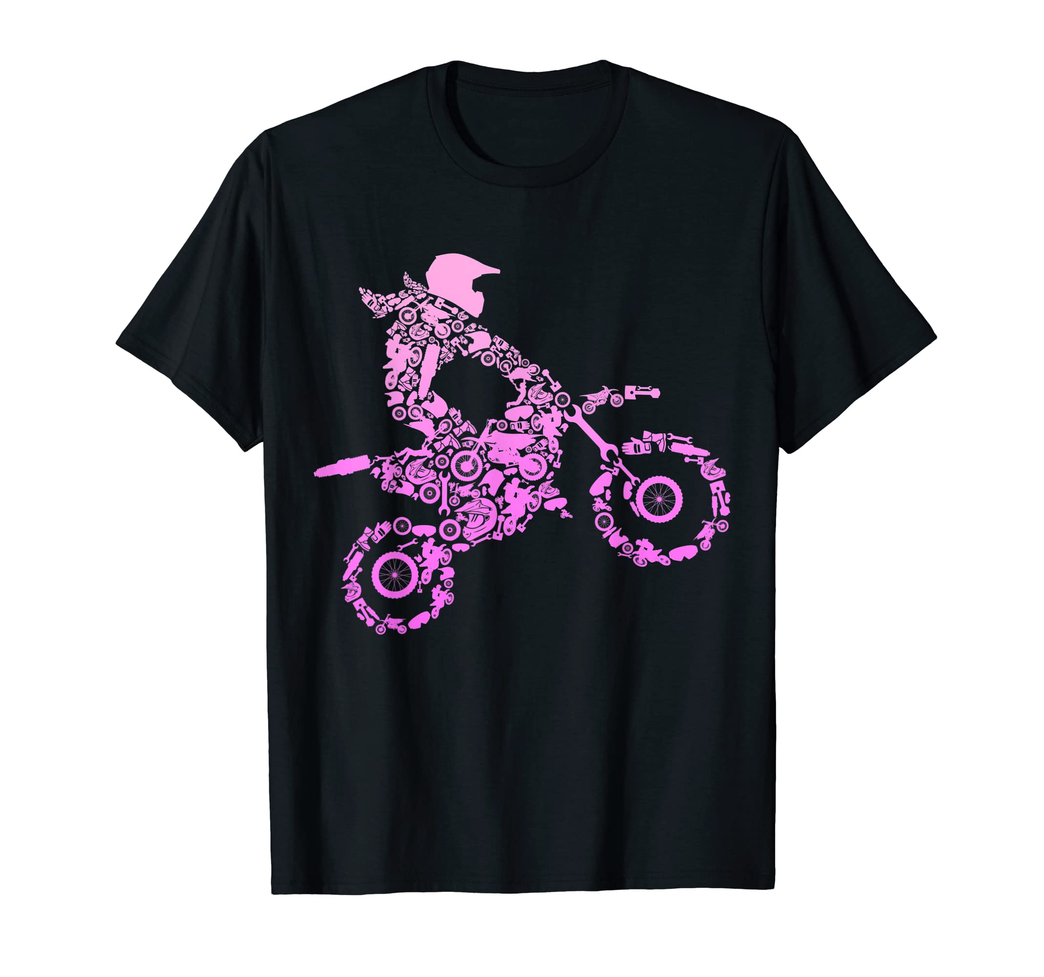 Dirt Bike Rider Motocross Enduro Dirt Biking Girls Women T-Shirt