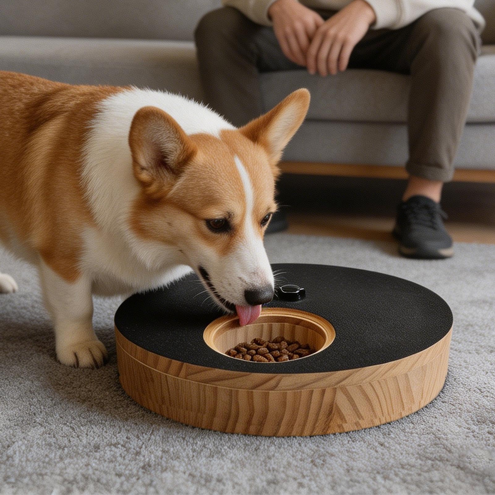 Générique Griffe à gratter pour Chien - Jouet Rotatif en Bois avec boîte à | | Planche à Gratter Ajustable | pour Soin des Griffes et Coussinets