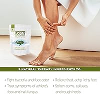 Vista 3 de Aceite de árbol de té para pies con sal de Epsom Epsoak Bolsa de valor de 2 libras Fabricado en los Estados Unidos