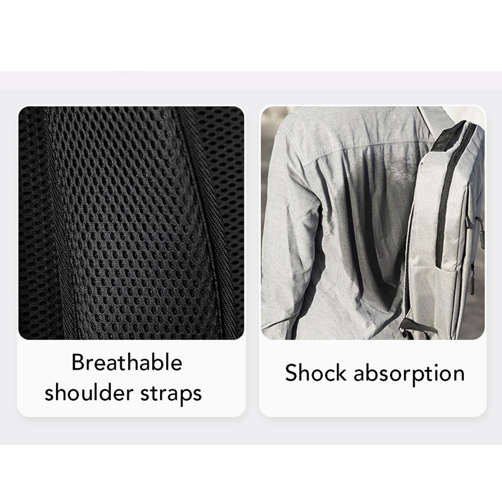 Mochila de Compresión de 36 L a 55 L con Bomba, Mochila de Viaje Impermeable, para Portátil de 17,3 Pulgadas con Bloqueo Antirrobo, Separación de Ropa Seca y Húmeda, Compañero de Viaje