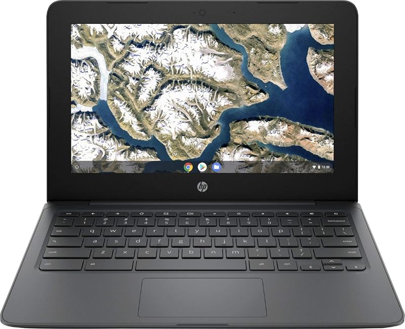 HP Flagship Chromebook, 11.6" HD (1366 x 768) Display, Intel Celeron Processor N3350, 4GB LPDDR2, 32GB eMMC, Chrome OS, HD Graphics 500, 11A-NB0013DX, Ash Gray
