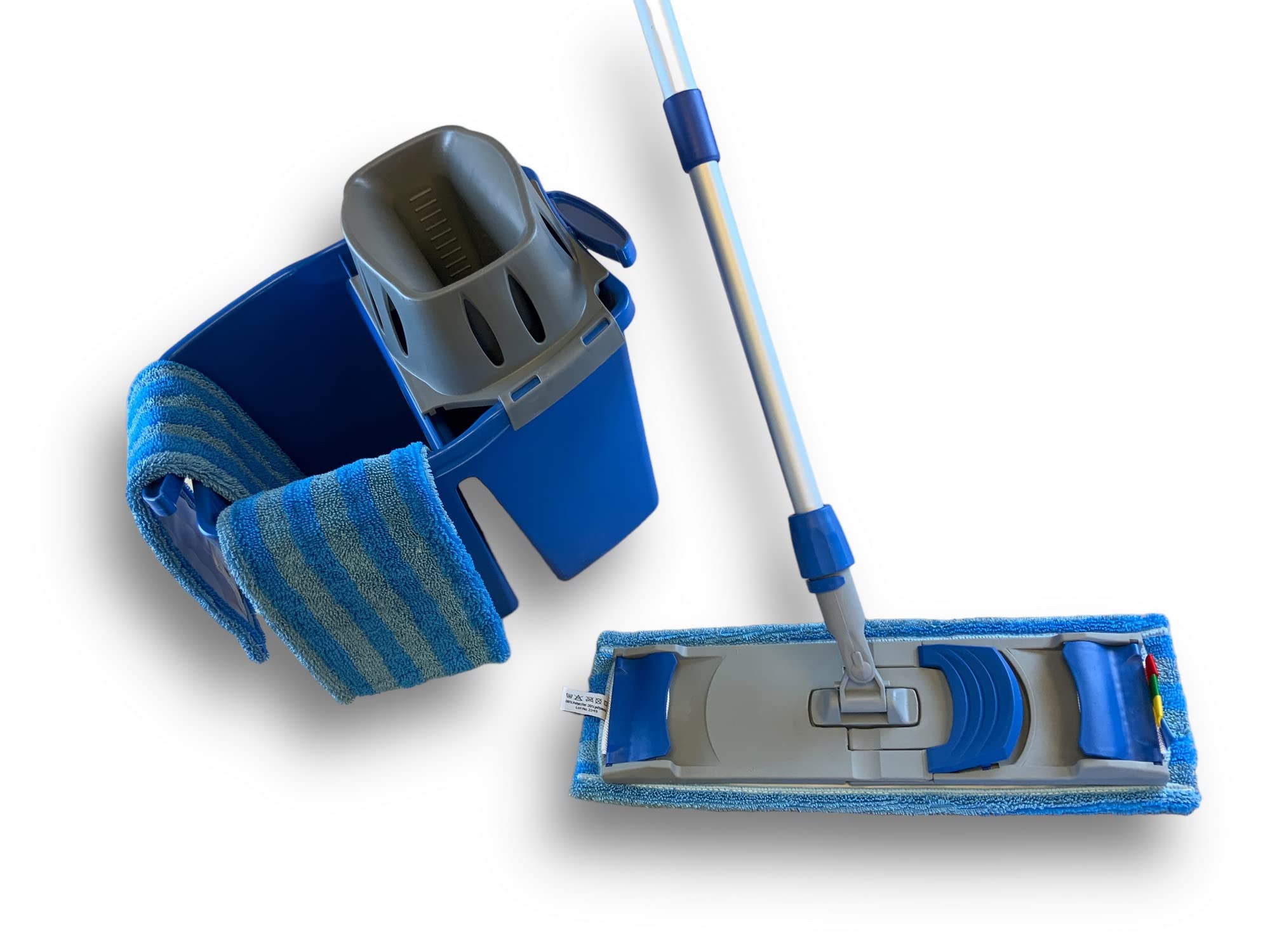 Kibros Kit lave-sol Easy Press Pro seau double Aquafill 3 franges micro