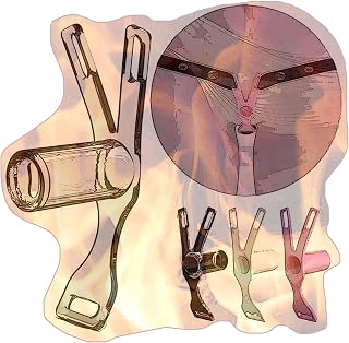 Inverted Protective Cage,Flat Fitness Accessories Clip Cage, Lightweight Cage with Belt -A11US (Transparent, Long)