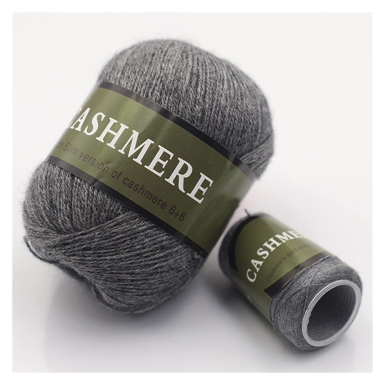 (300g / lot) 6 + 6 Laine de cachemire peignée for tricoter Machine à la main Tricoter Cachemire Tisser les files sans fil laine (Color : 2938 Bright green)