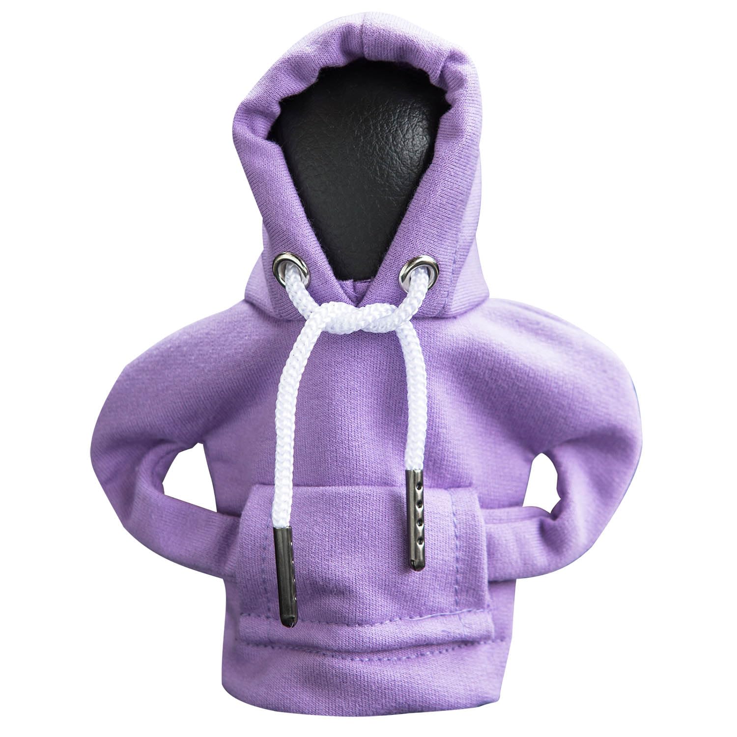 ECDREAM Gear Shift Knob Hoodie Cover, Funny Car Interior Accessory(Purple)