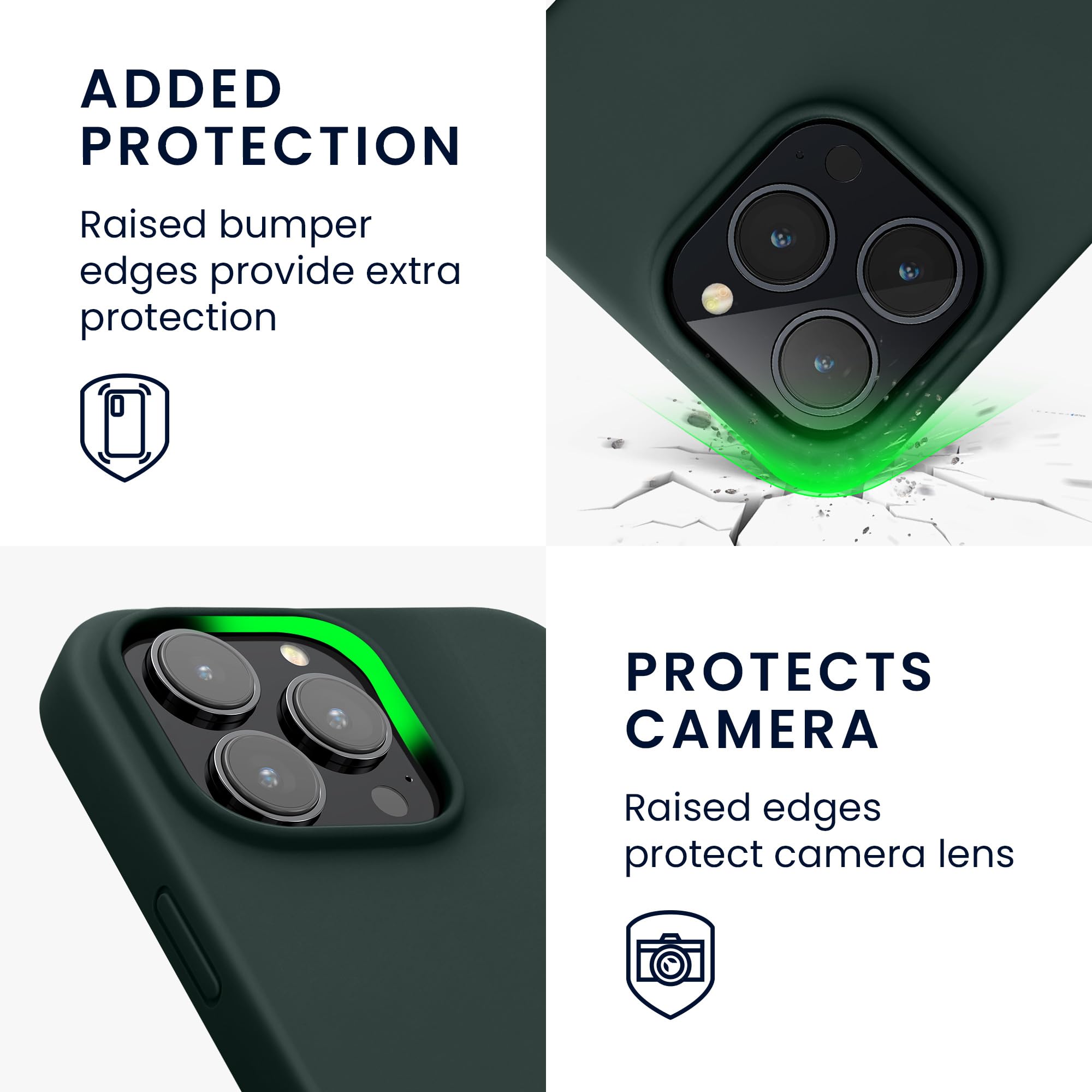 Kwmobile Telefoonhoesje Voor Apple IPhone 14 Pro Max - Hoesje Met Siliconen Coating Smartphone Case In Zwart