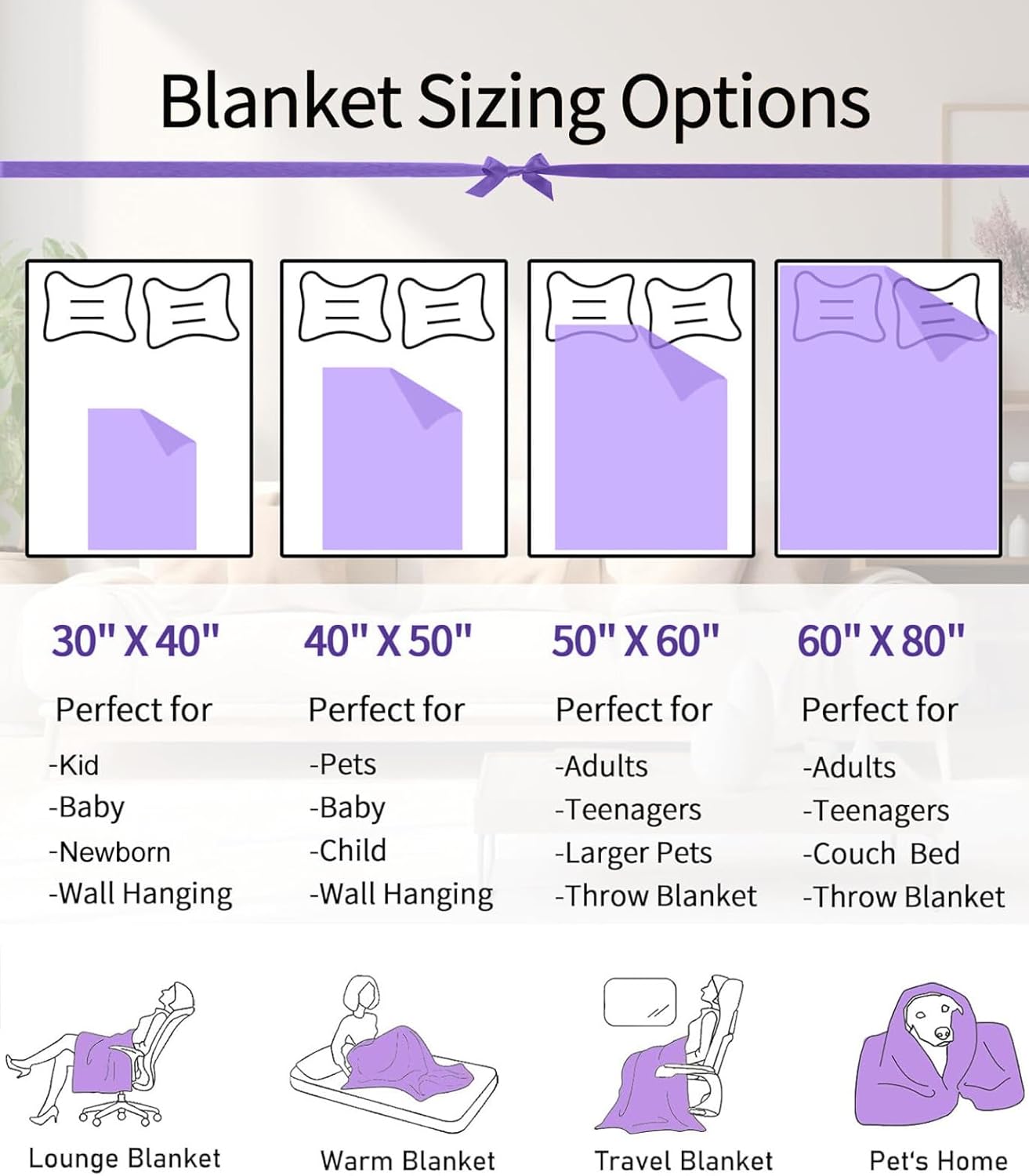 zaaprintblanket Red Blue Personalized Blankets with Name Custom Flannel Throw Blankets for Kids Adults Christmas Birthday Gift 60'' x 80''