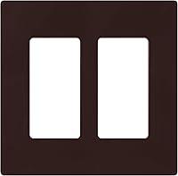 Vista 22 de Lutron CW-2-WH-12 Placa de pared Decorador Claro blanca de 2 Gang (paquete de 12) CW-2-WH